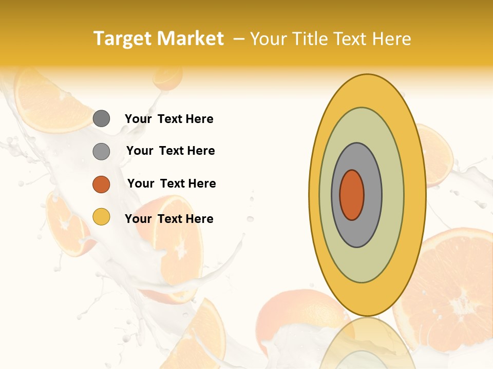 Drink Dessert Ingredient PowerPoint Template