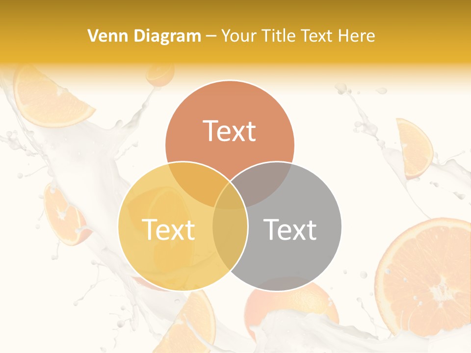 Drink Dessert Ingredient PowerPoint Template