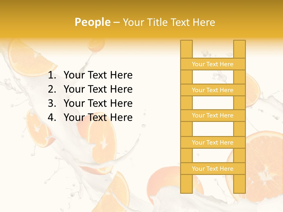 Drink Dessert Ingredient PowerPoint Template