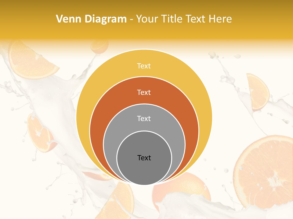Drink Dessert Ingredient PowerPoint Template