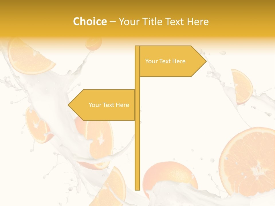 Drink Dessert Ingredient PowerPoint Template