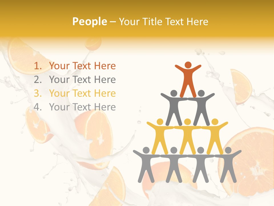 Drink Dessert Ingredient PowerPoint Template