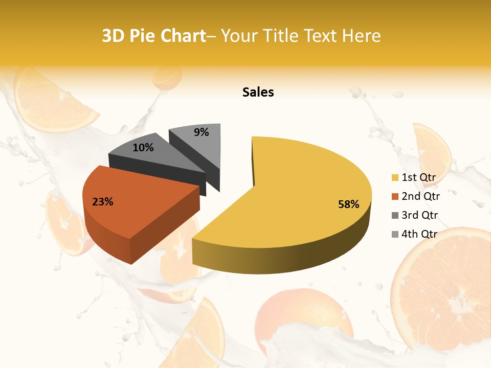 Drink Dessert Ingredient PowerPoint Template