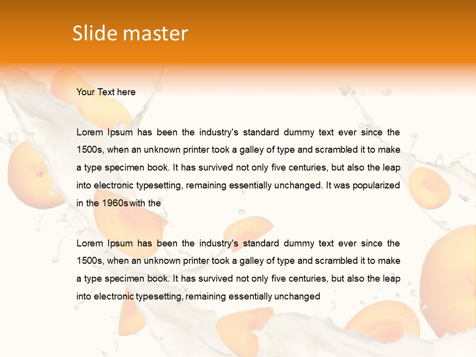 Dessert Summer Berry PowerPoint Template