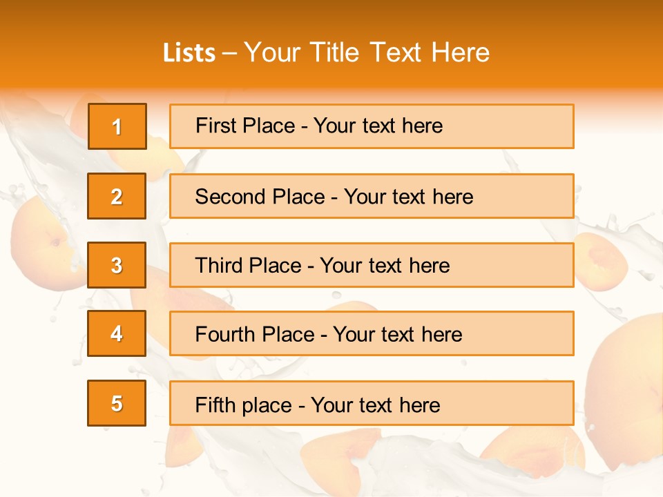 Dessert Summer Berry PowerPoint Template
