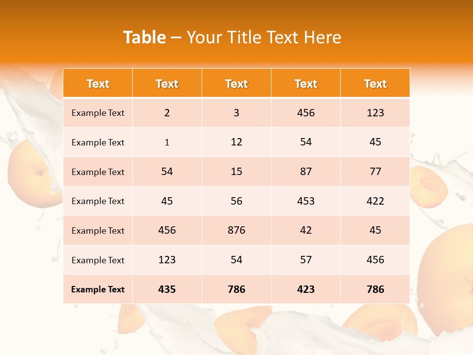 Dessert Summer Berry PowerPoint Template