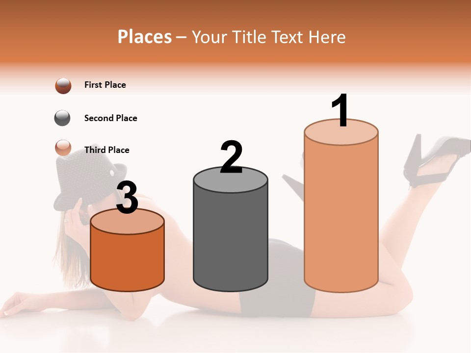 Naked Legs Sensual PowerPoint Template