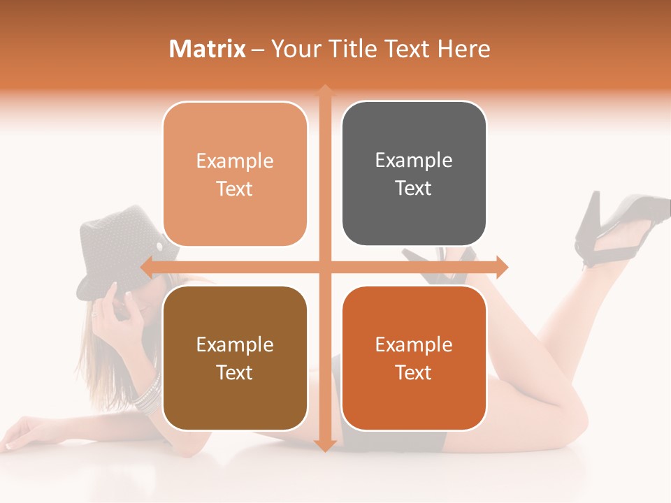 Naked Legs Sensual PowerPoint Template