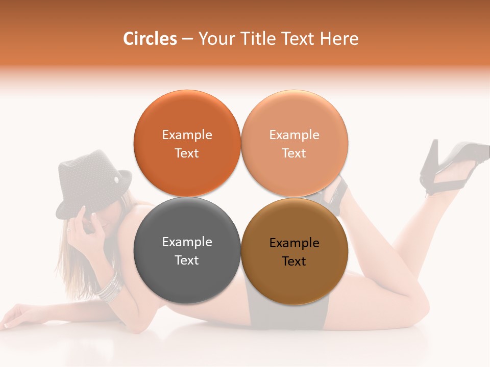 Naked Legs Sensual PowerPoint Template