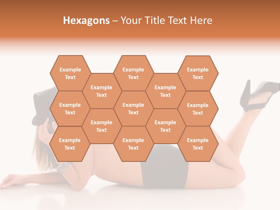 Naked Legs Sensual PowerPoint Template