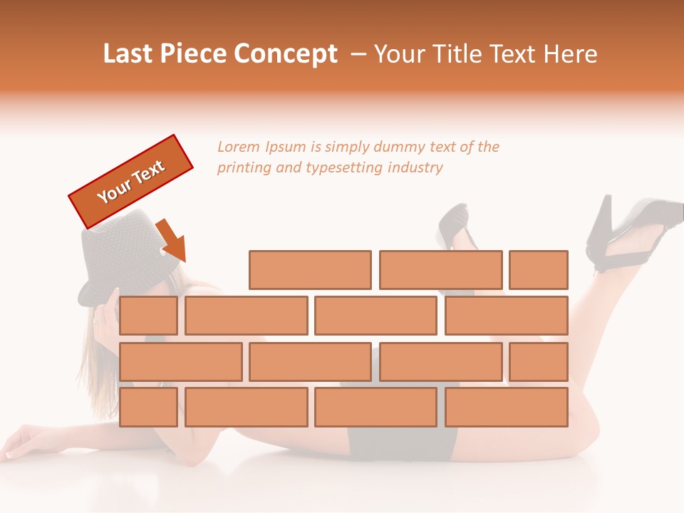 Naked Legs Sensual PowerPoint Template