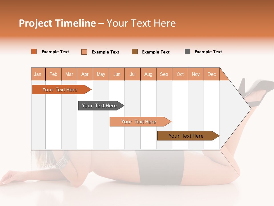 Naked Legs Sensual PowerPoint Template