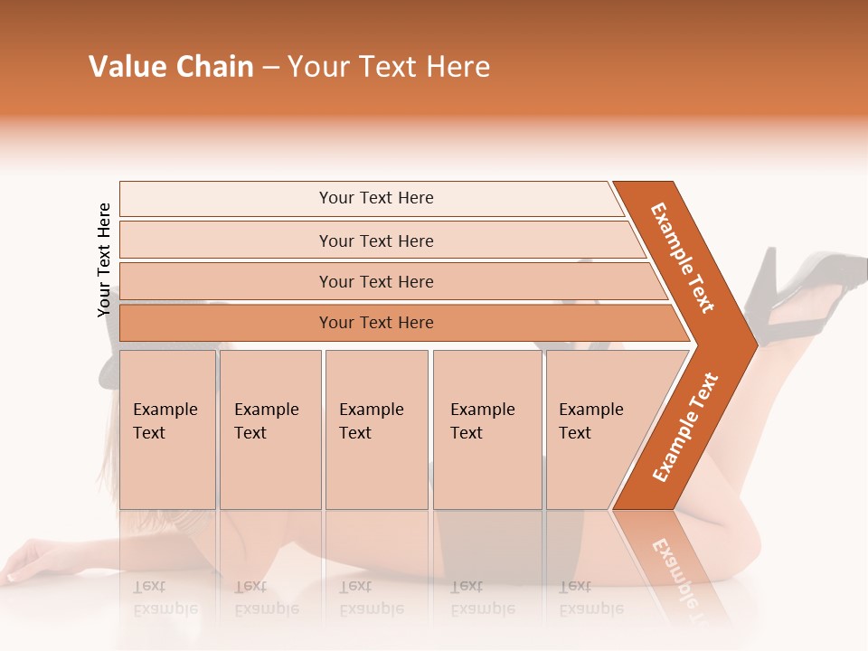 Naked Legs Sensual PowerPoint Template