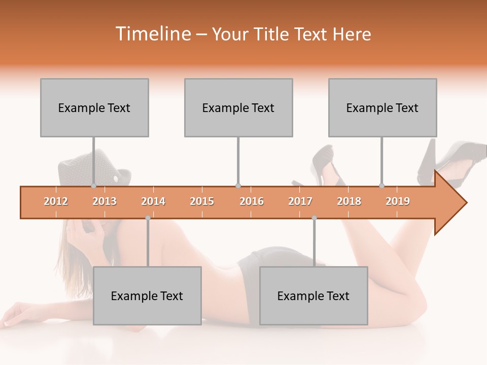Naked Legs Sensual PowerPoint Template