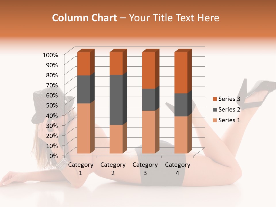 Naked Legs Sensual PowerPoint Template