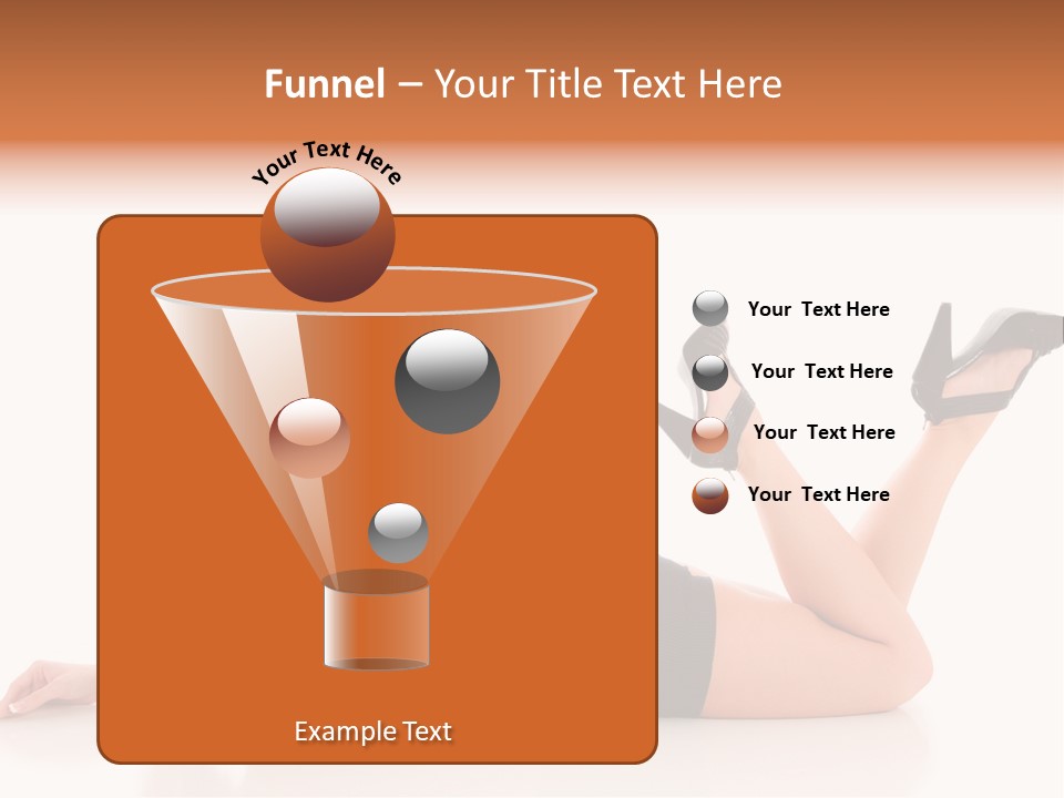 Naked Legs Sensual PowerPoint Template