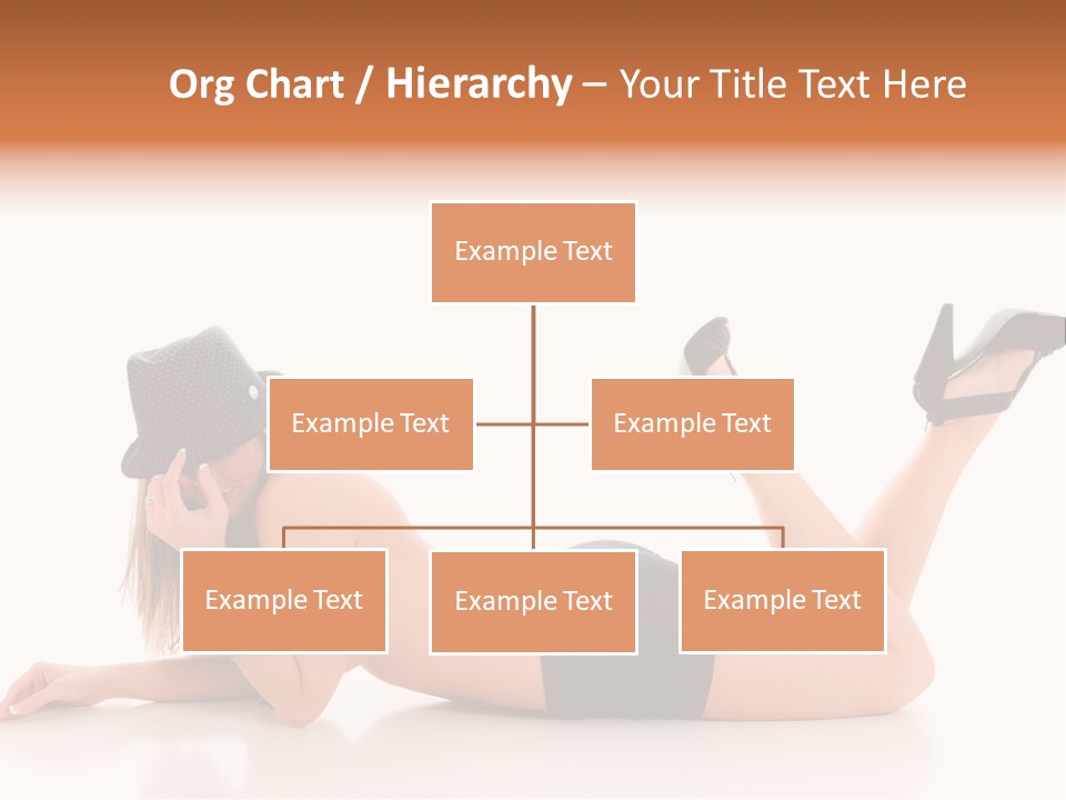Naked Legs Sensual PowerPoint Template