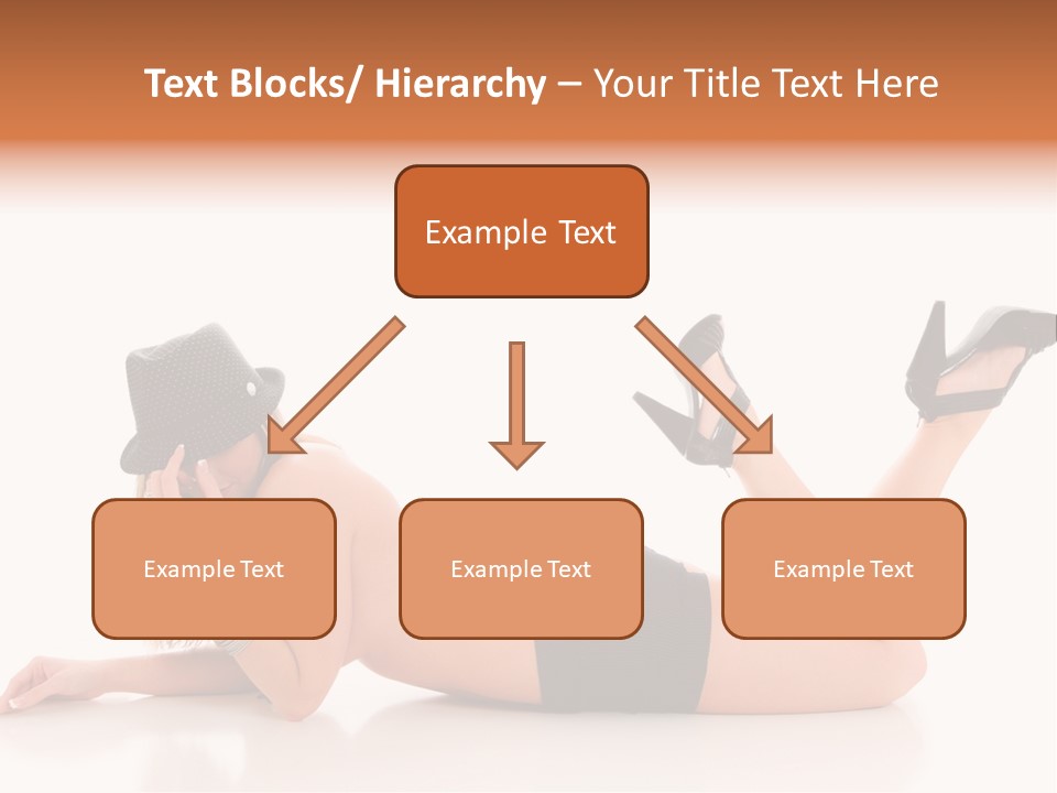 Naked Legs Sensual PowerPoint Template