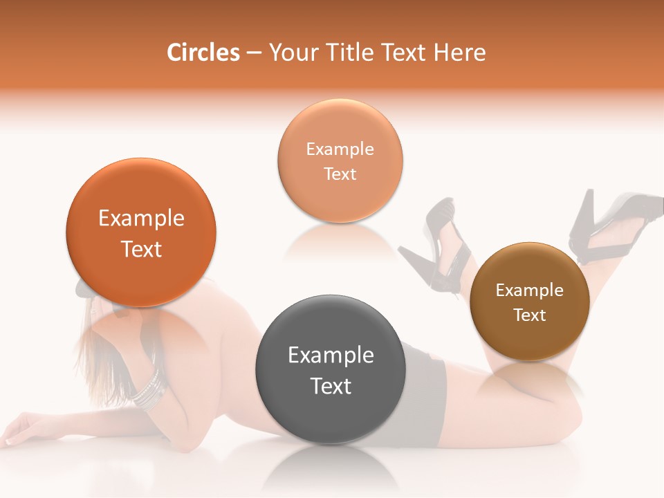 Naked Legs Sensual PowerPoint Template