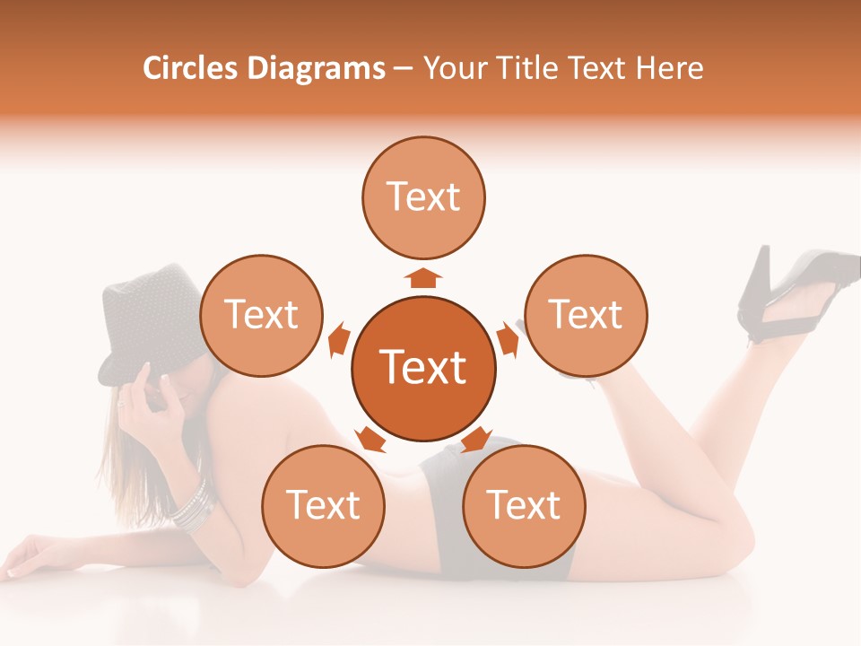 Naked Legs Sensual PowerPoint Template