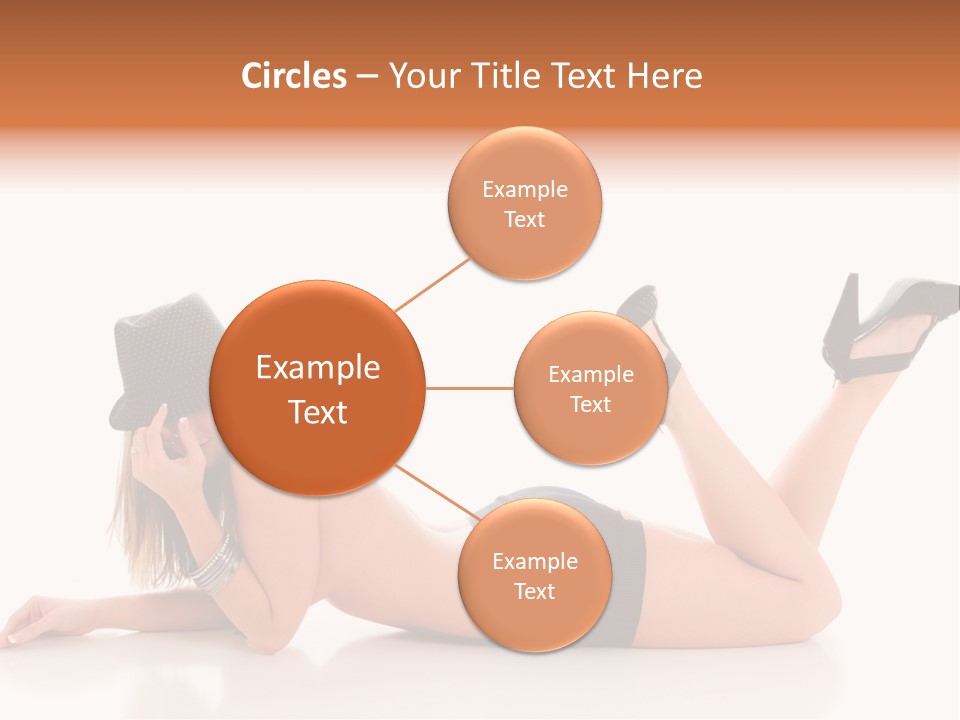 Naked Legs Sensual PowerPoint Template