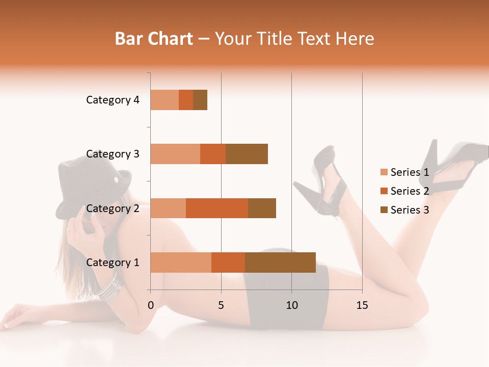 Naked Legs Sensual PowerPoint Template