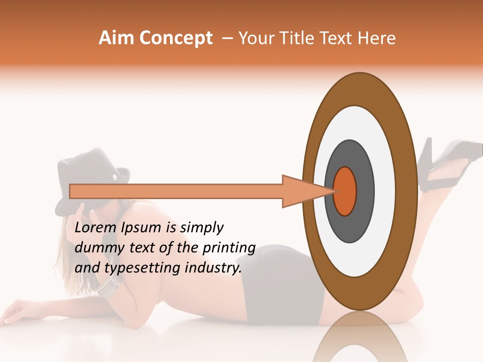 Naked Legs Sensual PowerPoint Template