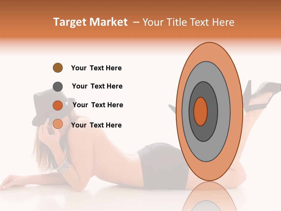 Naked Legs Sensual PowerPoint Template