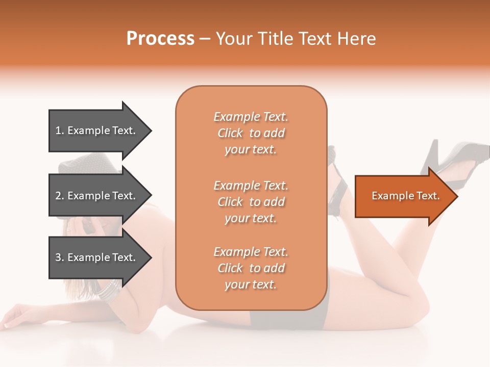 Naked Legs Sensual PowerPoint Template