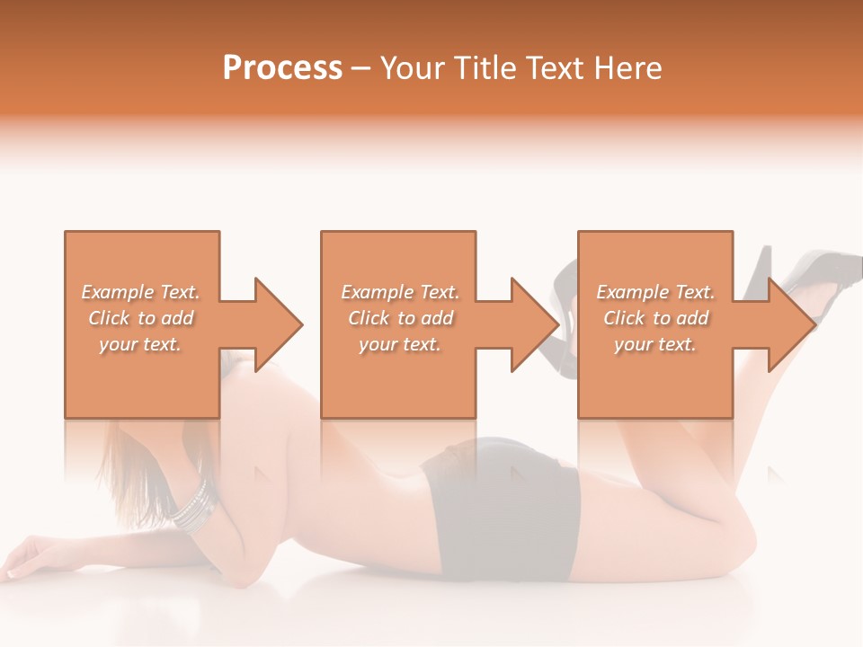 Naked Legs Sensual PowerPoint Template