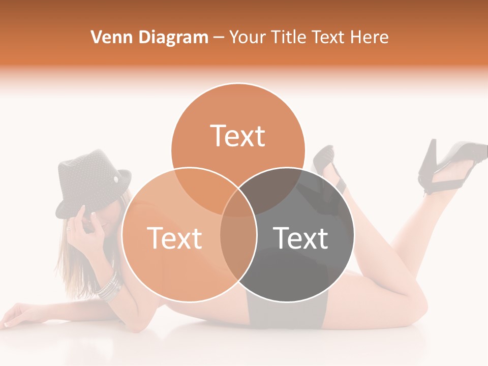 Naked Legs Sensual PowerPoint Template