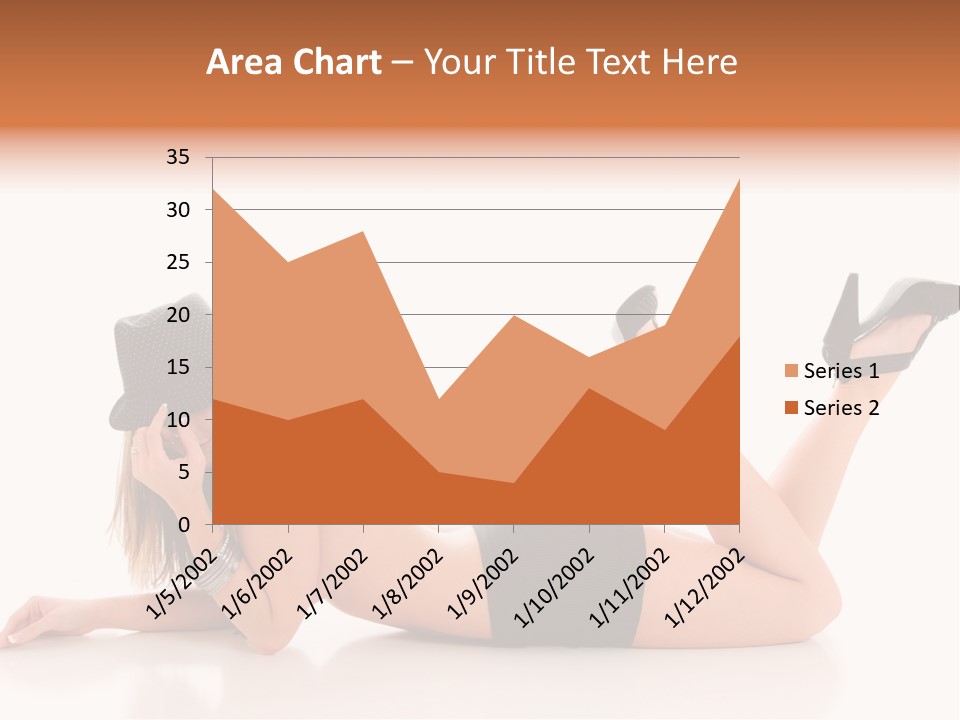 Naked Legs Sensual PowerPoint Template