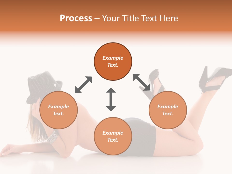Naked Legs Sensual PowerPoint Template