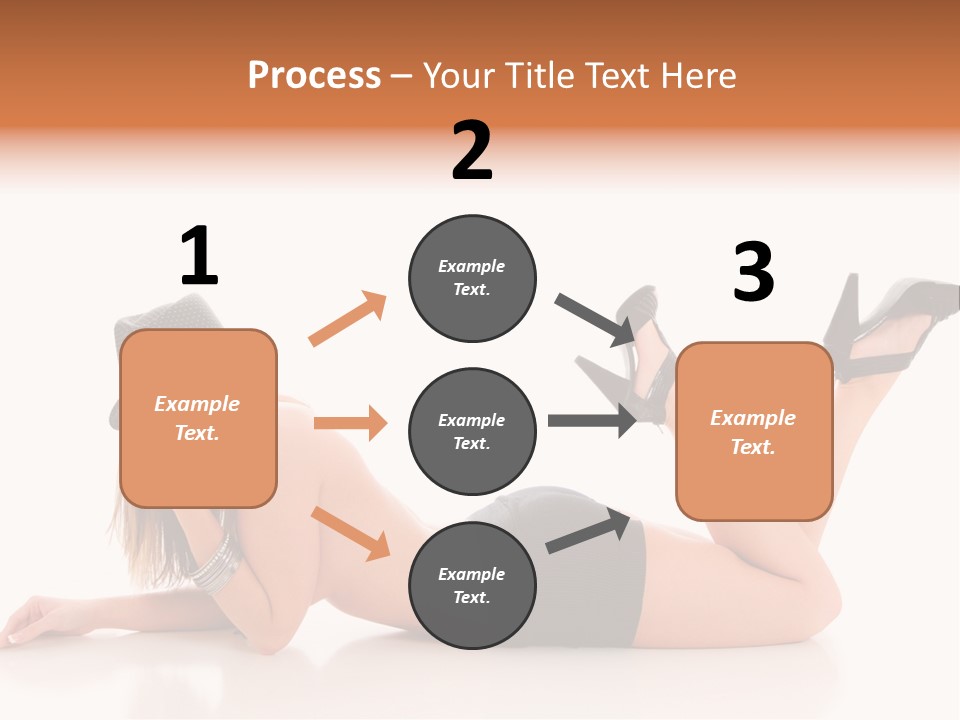 Naked Legs Sensual PowerPoint Template