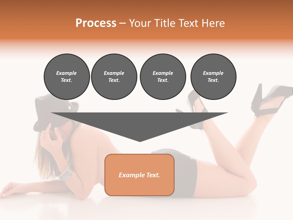 Naked Legs Sensual PowerPoint Template