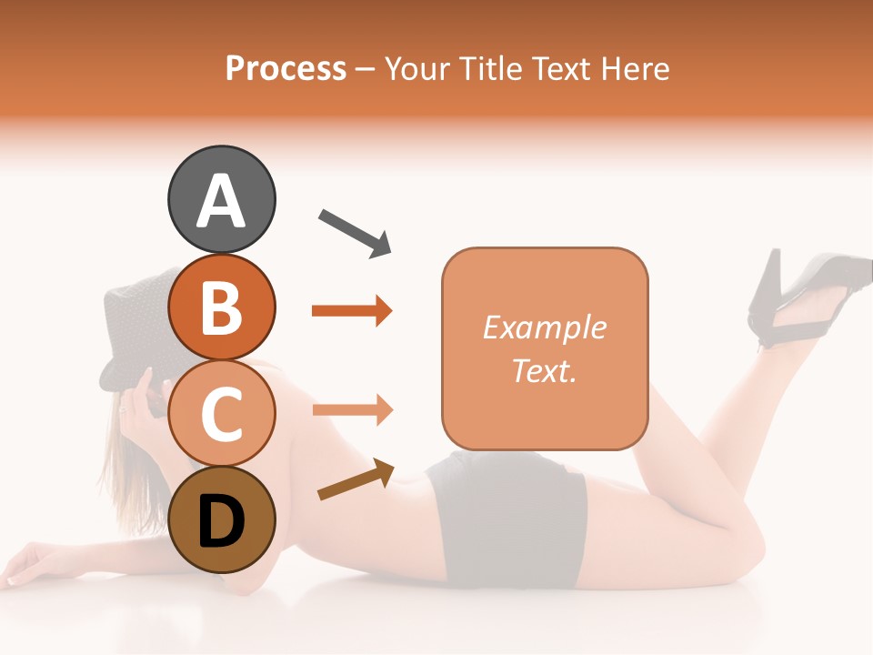 Naked Legs Sensual PowerPoint Template