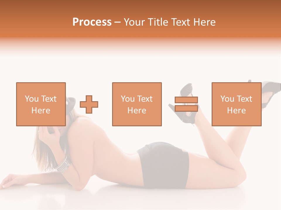 Naked Legs Sensual PowerPoint Template