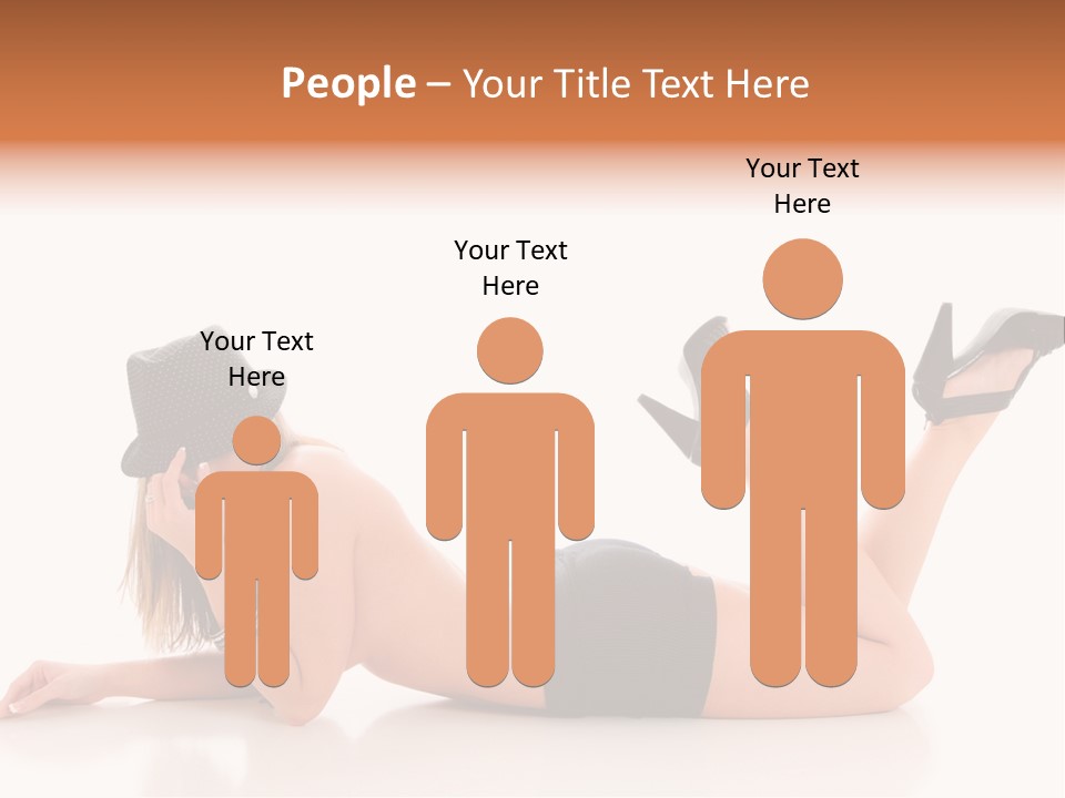 Naked Legs Sensual PowerPoint Template