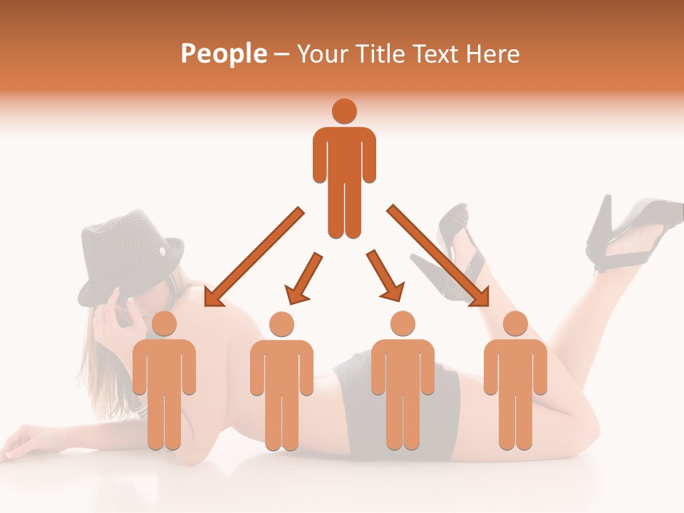 Naked Legs Sensual PowerPoint Template