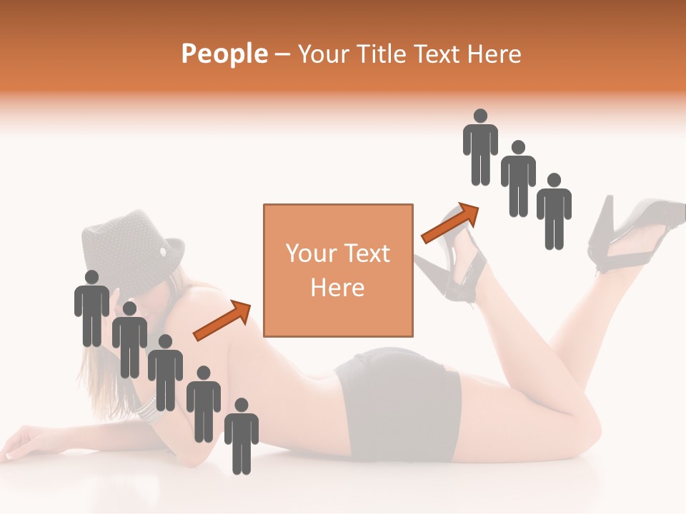 Naked Legs Sensual PowerPoint Template