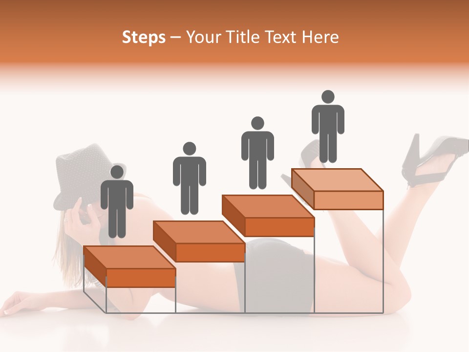 Naked Legs Sensual PowerPoint Template