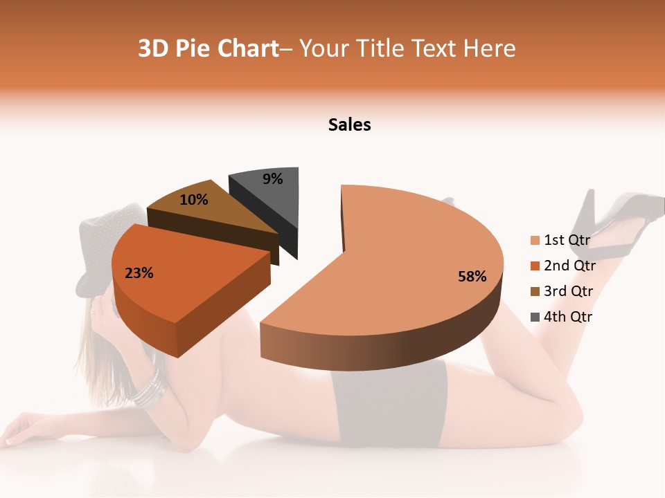 Naked Legs Sensual PowerPoint Template