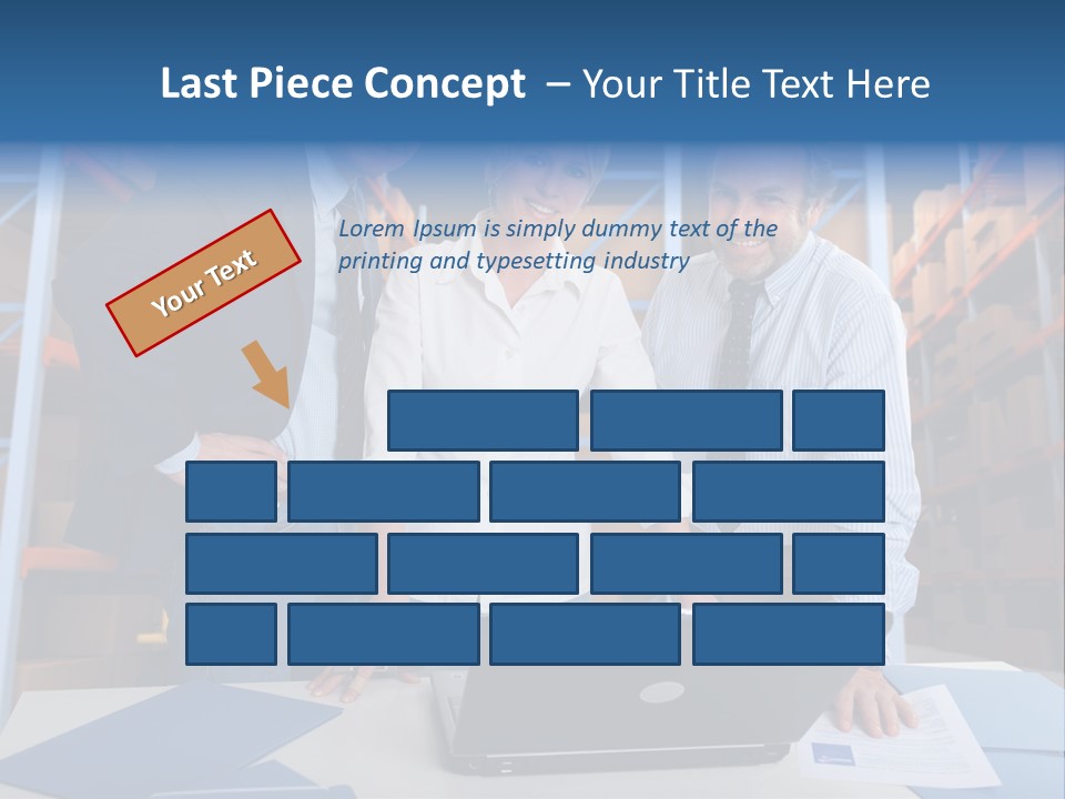 Stockpile Meeting People PowerPoint Template