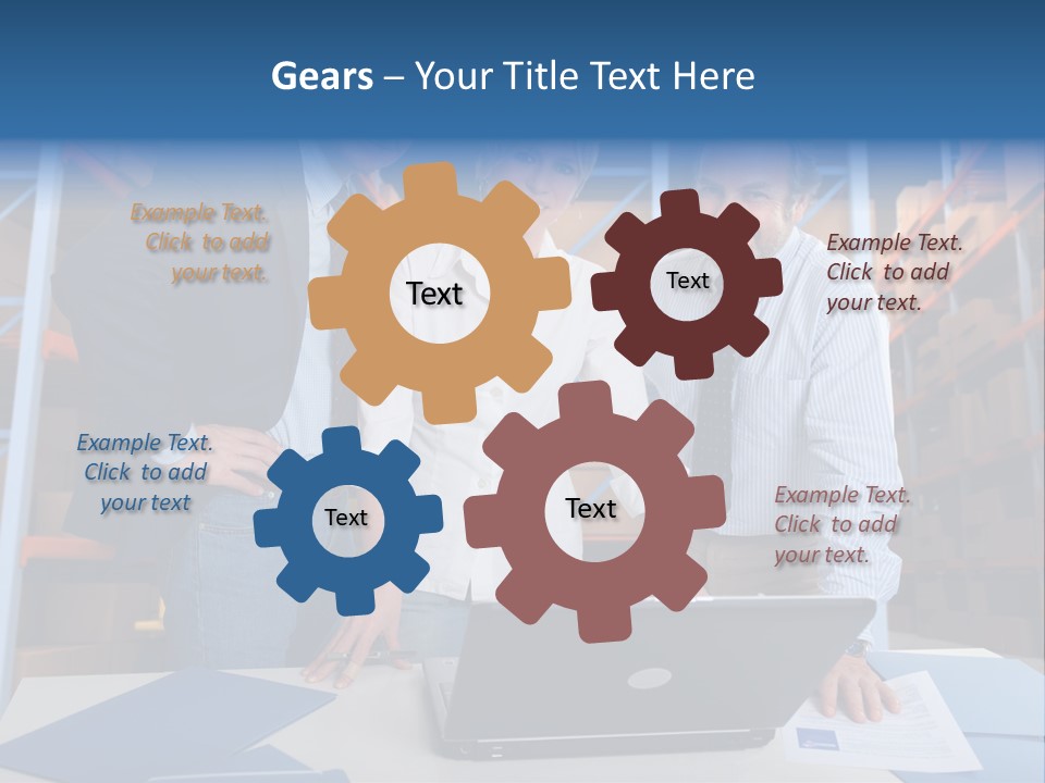 Stockpile Meeting People PowerPoint Template