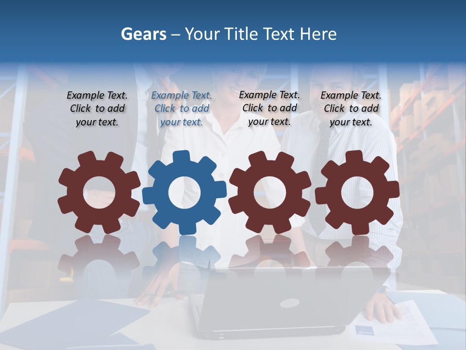 Stockpile Meeting People PowerPoint Template