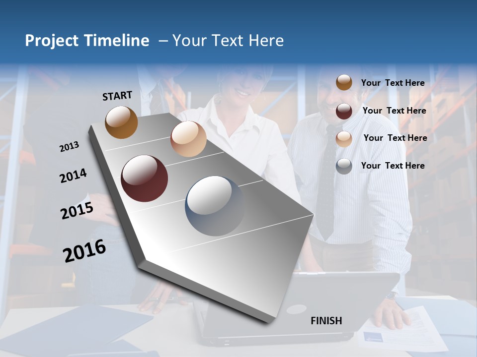 Stockpile Meeting People PowerPoint Template