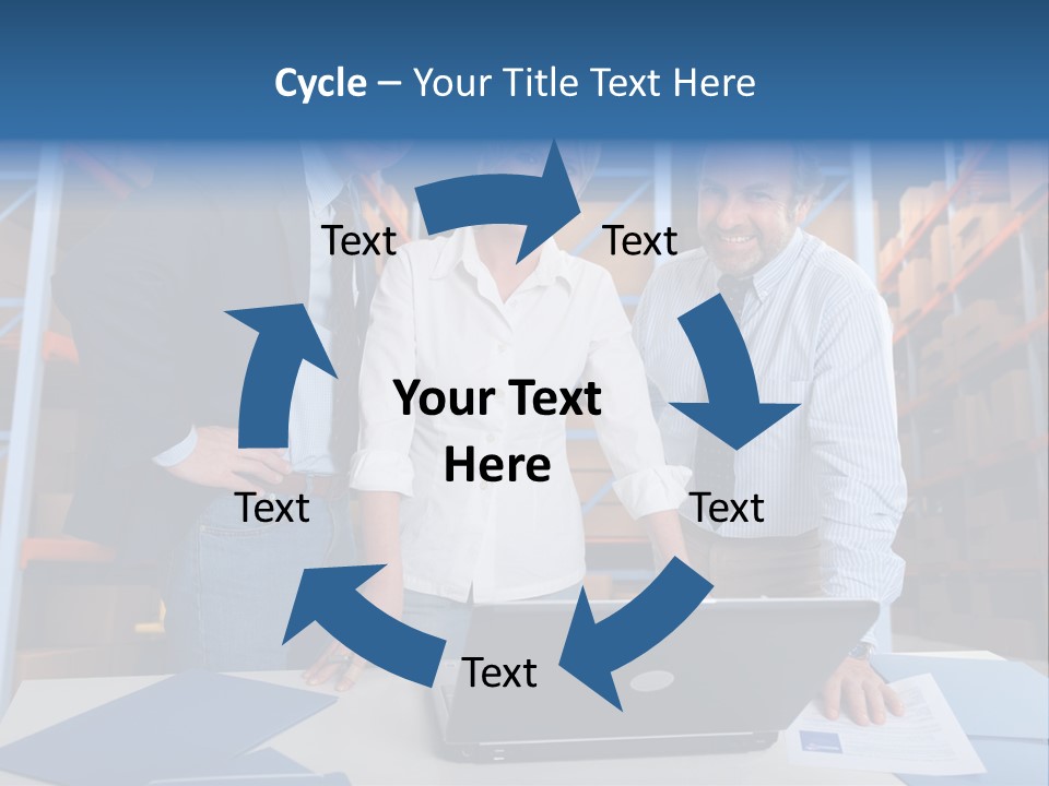 Stockpile Meeting People PowerPoint Template