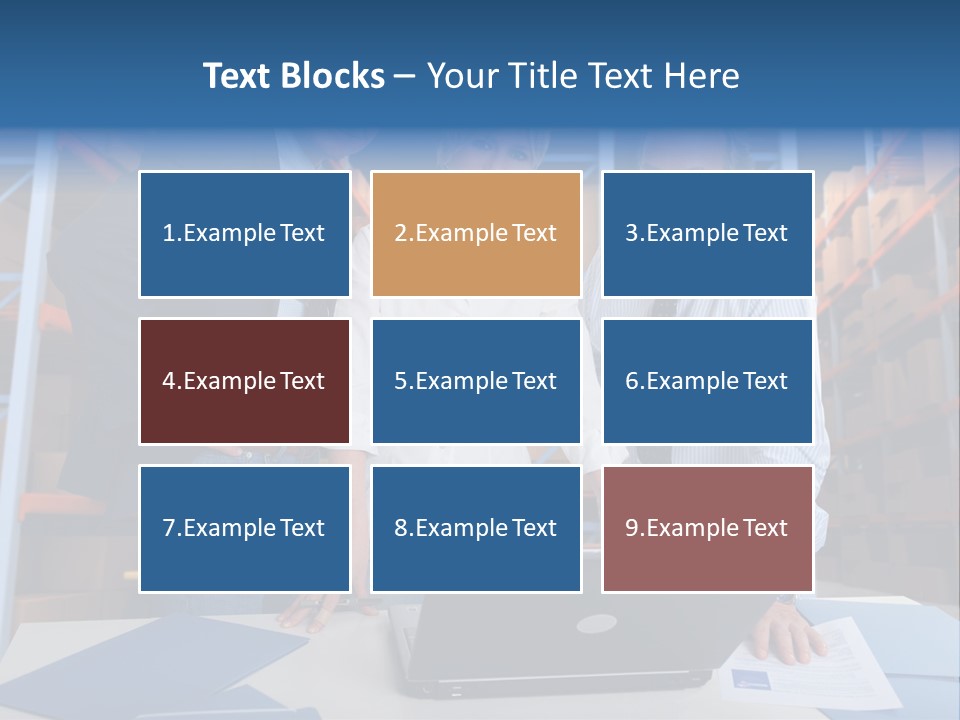 Stockpile Meeting People PowerPoint Template