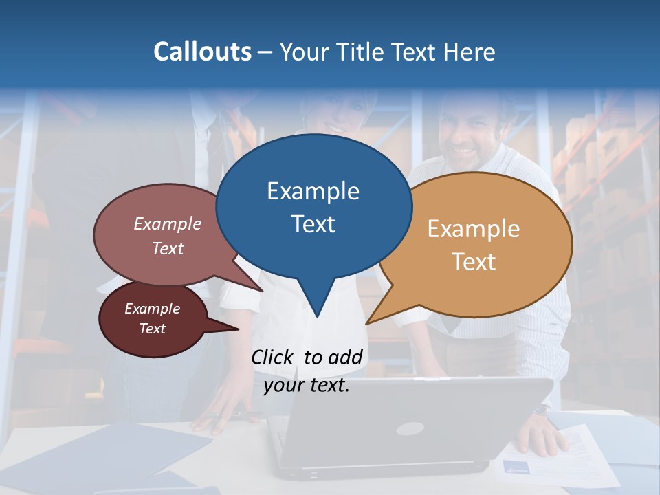 Stockpile Meeting People PowerPoint Template