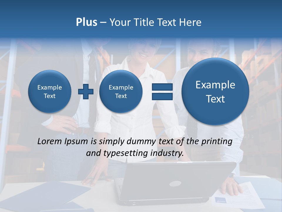 Stockpile Meeting People PowerPoint Template
